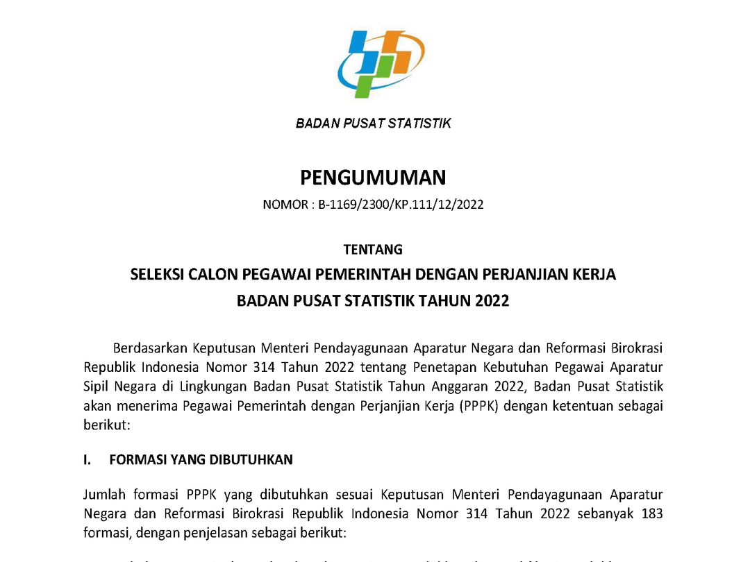 PPPK BPS 2022